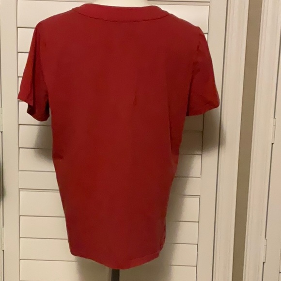 Classic Elements Red Embellished Boxy Blouse - Picture 4 of 9